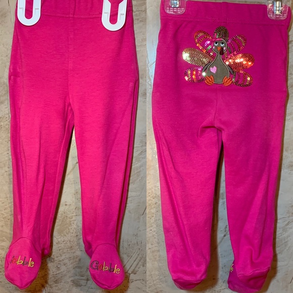 🔴 My First Thanksgiving Outfit Tutu Pink Skirt - Picture 4 of 6